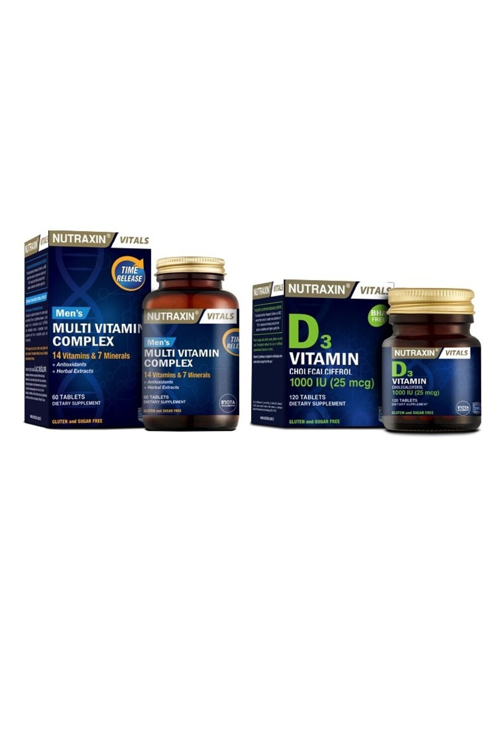 Nutraxin 60 таблеток для мужчин - Мультивитаминный комплекс для мужчин 60 + витамин D3 1000 МЕ 120 таблеток
Nutraxin 60 таблеток для мужчин - Мультивитаминный комплекс для мужчин 60 + витамин D3 1000 МЕ 120 таблеток
