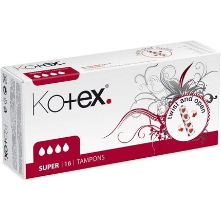 Котекс Супер Тампон Kotex
Котекс Супер Тампон Kotex