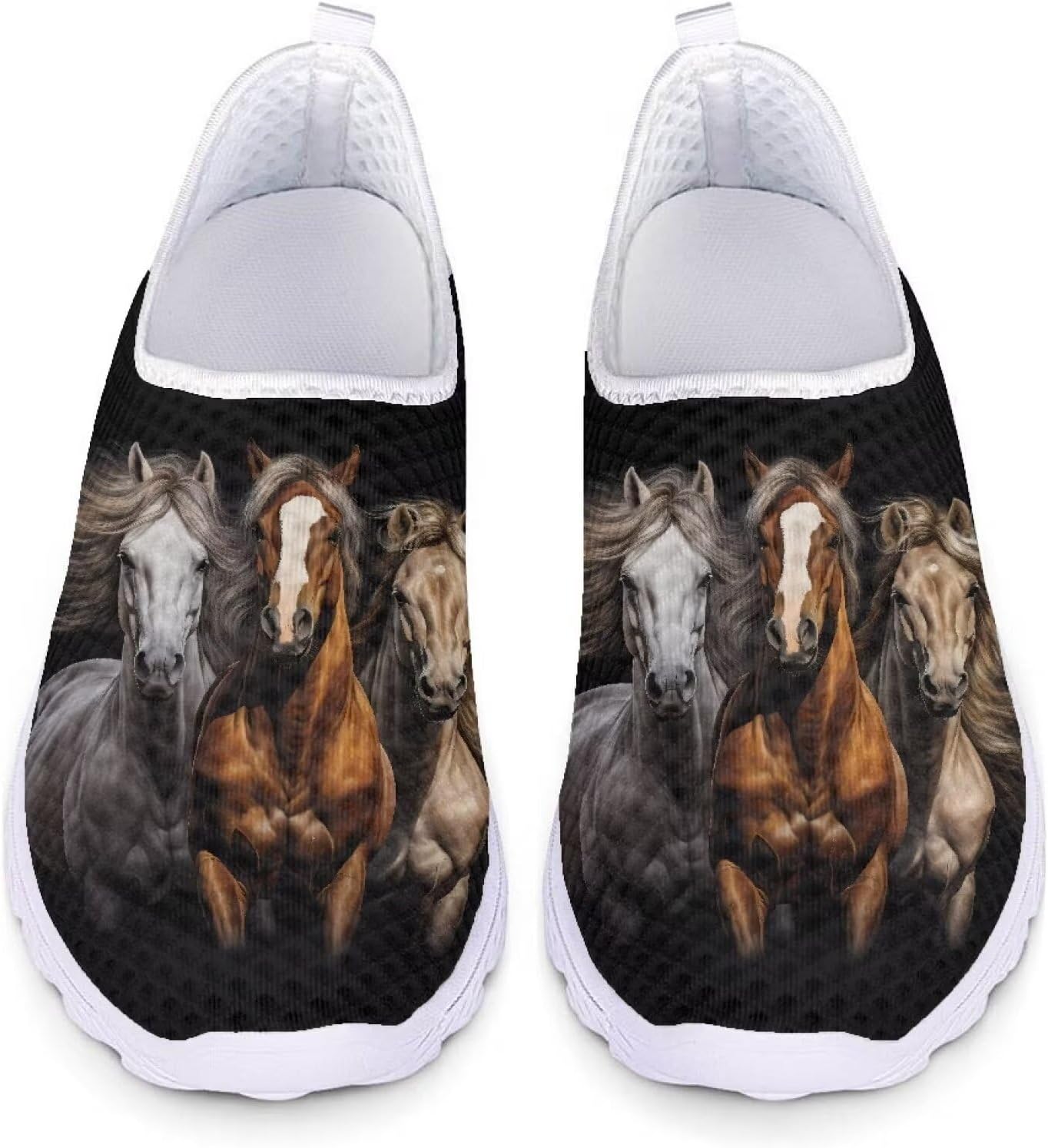 Кроссовки из сетки для женщин и мужчин, прогулочная обувь, без шнурков, противоскользящие, размер США 5-12, спортивная одежда Xixirimido, Horse
Кроссовки из сетки для женщин и мужчин, прогулочная обувь, без шнурков, противоскользящие, размер США 5-12, спортивная одежда Xixirimido, Horse