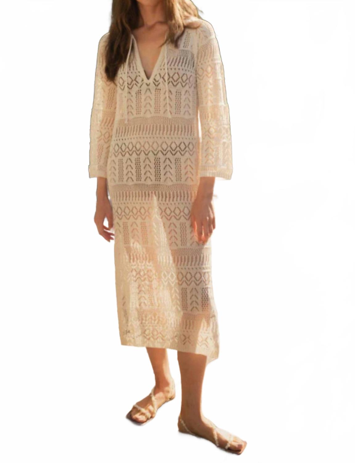 Women's Maldives Kaftan Cover Up In Natural ELAN, Natural
Women's Maldives Kaftan Cover Up In Natural ELAN, Natural