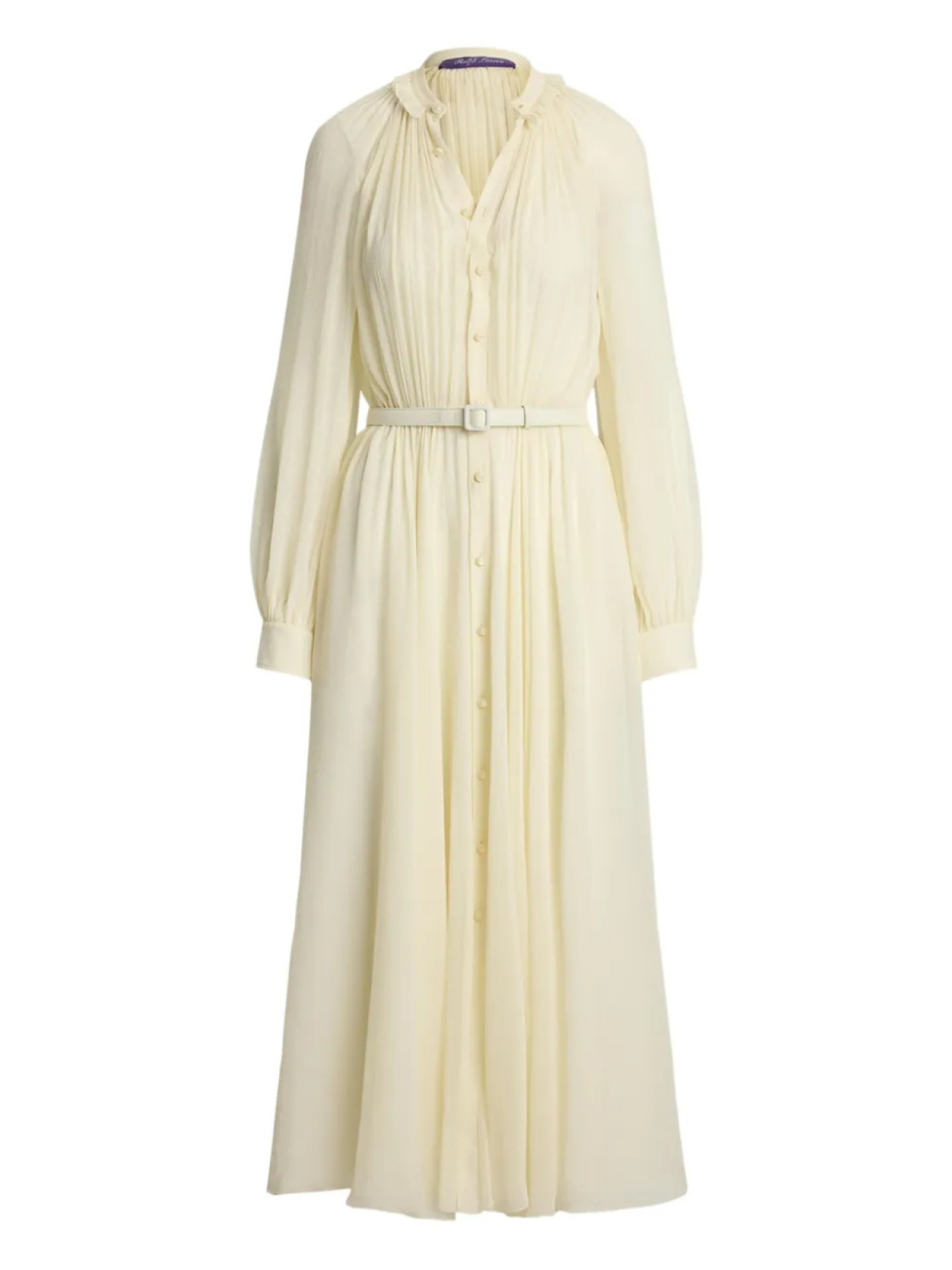 Ralph Lauren Collection плиссированное платье миди на пуговицах, белый
Ralph Lauren Collection плиссированное платье миди на пуговицах, белый