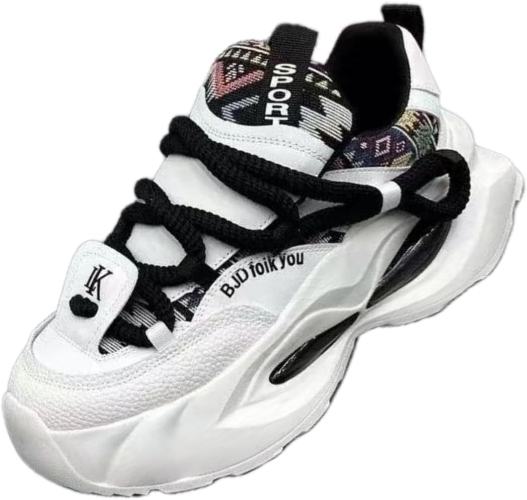 Мужские спортивные кроссовки с толстой подошвой и приподнятой платформой Hoalox, белый/черный
Мужские спортивные кроссовки с толстой подошвой и приподнятой платформой Hoalox, белый/черный