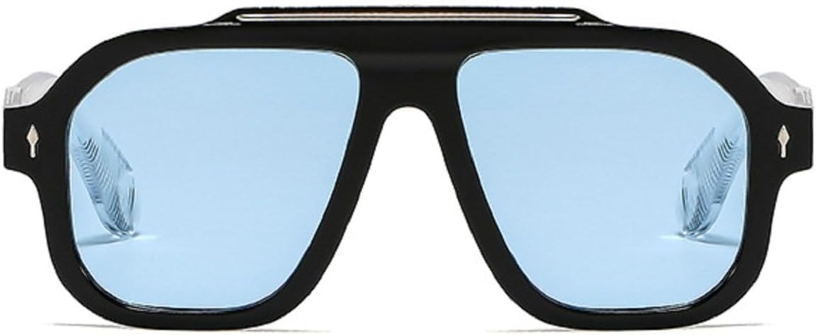 Винтажные квадратные солнцезащитные очки для мужчин, модные очки с линзами цвета шампанского, защита от УФ-излучения UV400, трендовые солнцезащитные очки-пилот для женщин 89284 Melrose, Blue
Винтажные квадратные солнцезащитные очки для мужчин, модные очки с линзами цвета шампанского, защита от УФ-излучения UV400, трендовые солнцезащитные очки-пилот для женщин 89284 Melrose, Blue