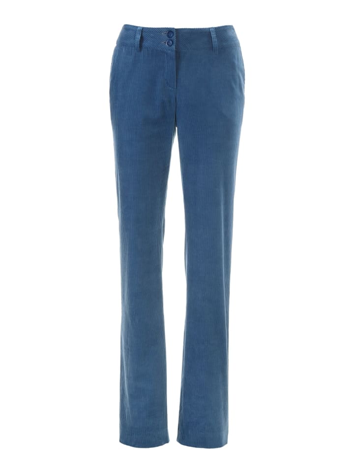 MADELEINE Узкие вельветовые брюки сине-серого цвета
MADELEINE Узкие вельветовые брюки сине-серого цвета