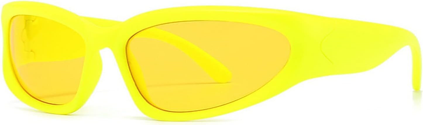 Laureles 2023 Модные прямоугольные серебристые солнцезащитные очки Y2K для мужчин, овальные черные солнцезащитные очки в стиле футуристического панка для женщин, Yellow
Laureles 2023 Модные прямоугольные серебристые солнцезащитные очки Y2K для мужчин, овальные черные солнцезащитные очки в стиле футуристического панка для женщин, Yellow