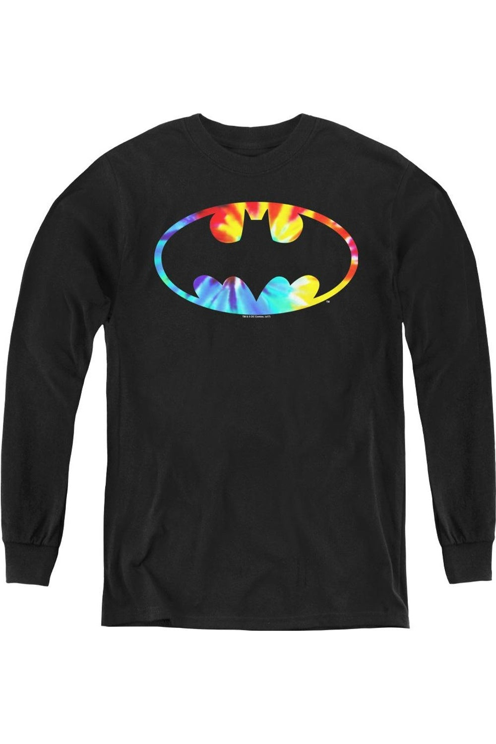 Футболка с длинным рукавом для подростков с тай-дай логотипом Batman Gildan, черный
Футболка с длинным рукавом для подростков с тай-дай логотипом Batman Gildan, черный