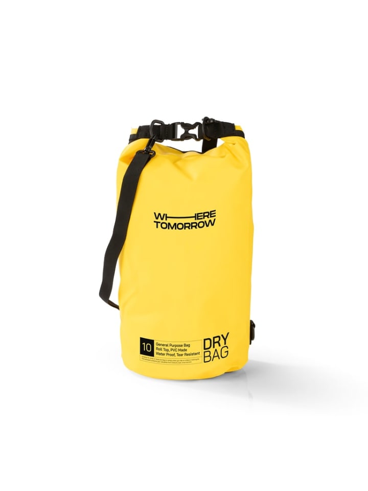 Водонепроницаемая сумка из ПВХ - Модель 01 - 10 л - желтая Where Tomorrow
Водонепроницаемая сумка из ПВХ - Модель 01 - 10 л - желтая Where Tomorrow