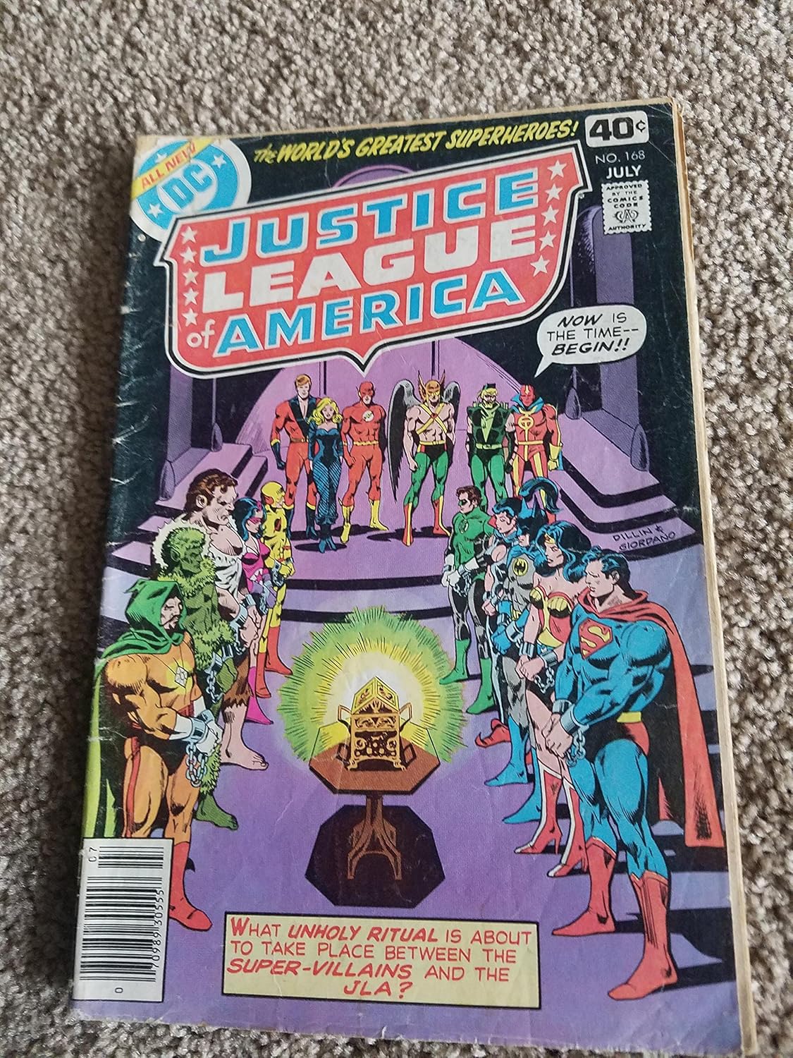 Justice League of America #168 "Vs. Secret Society of Super-villains" (DC COMICS)
Justice League of America #168 "Vs. Secret Society of Super-villains" (DC COMICS)