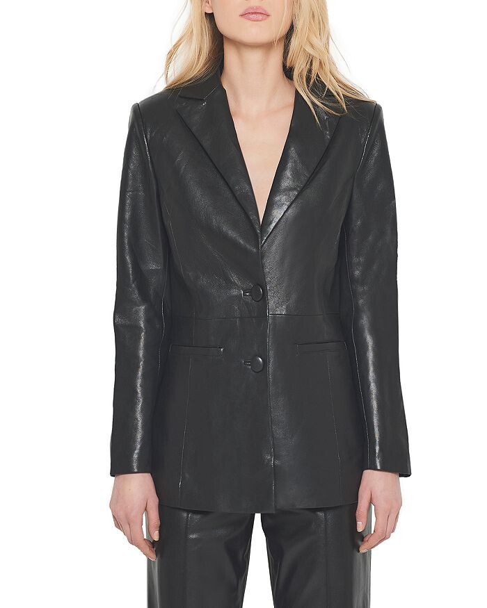 Блейзер из переработанной кожи AS by DF Jordan Boyfriend, черный
Блейзер из переработанной кожи AS by DF Jordan Boyfriend, черный