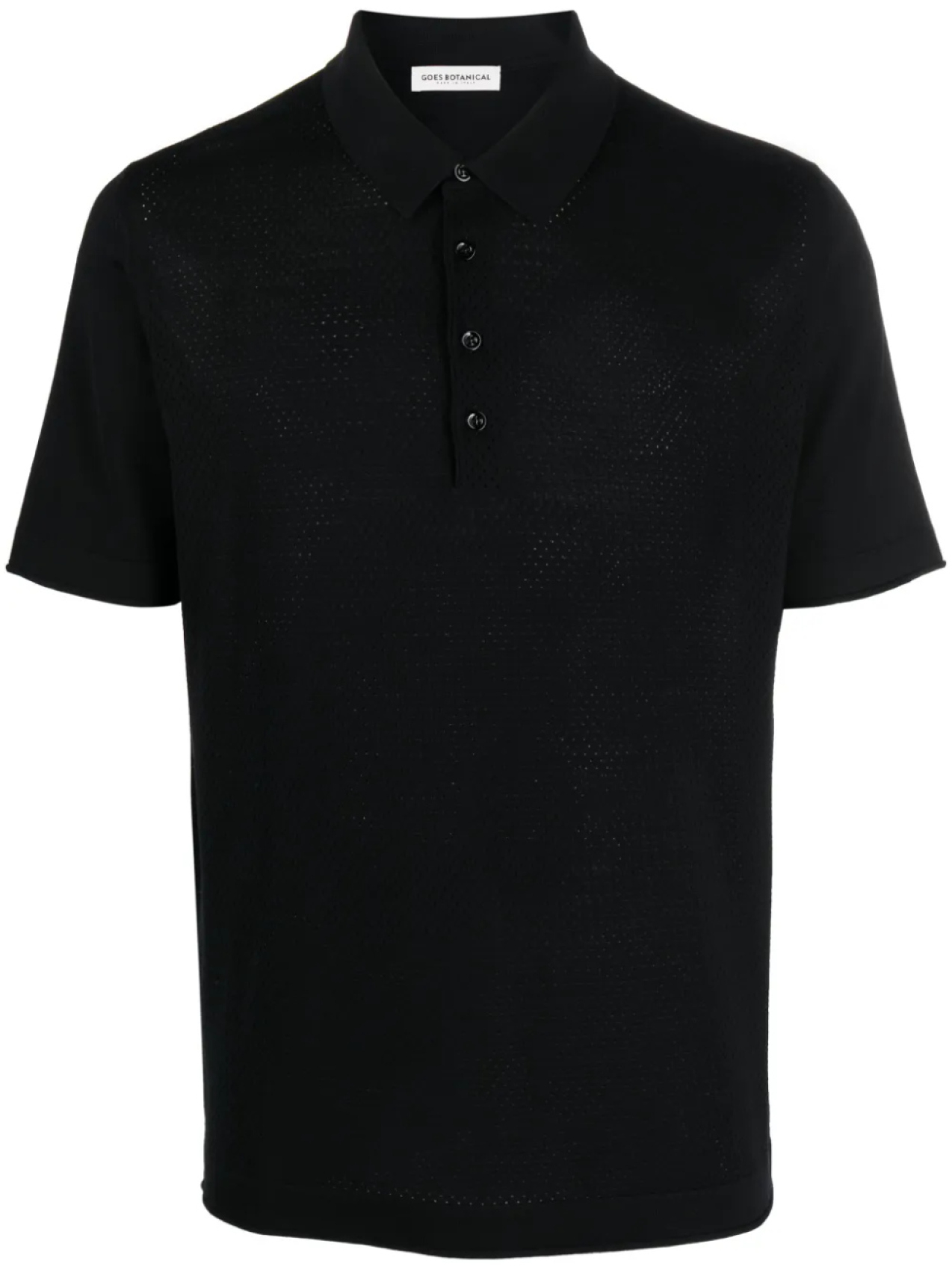 GOES BOTANICAL рубашка поло из шерсти мериноса, черный
GOES BOTANICAL рубашка поло из шерсти мериноса, черный