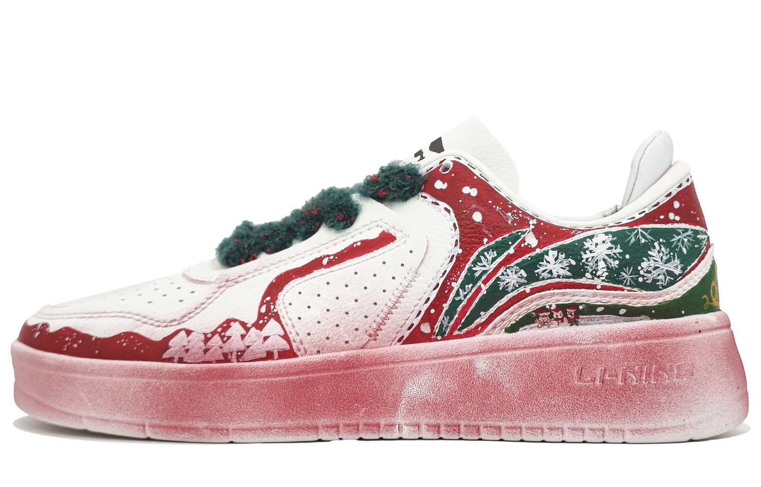 LINING Лининг Стрит Плейер Коверидж утепленные износостойкие лоу-топ скейтбордские кроссовки мужские белый красный зеленый, цвет White Red Green
LINING Лининг Стрит Плейер Коверидж утепленные износостойкие лоу-топ скейтбордские кроссовки мужские белый красный зеленый, цвет White Red Green