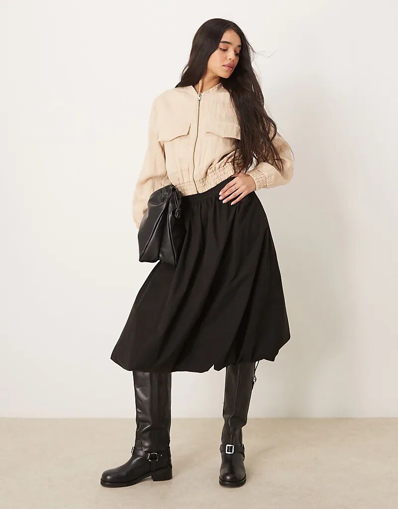Юбка-миди с пышной юбкой черного цвета ASOS DESIGN
Юбка-миди с пышной юбкой черного цвета ASOS DESIGN