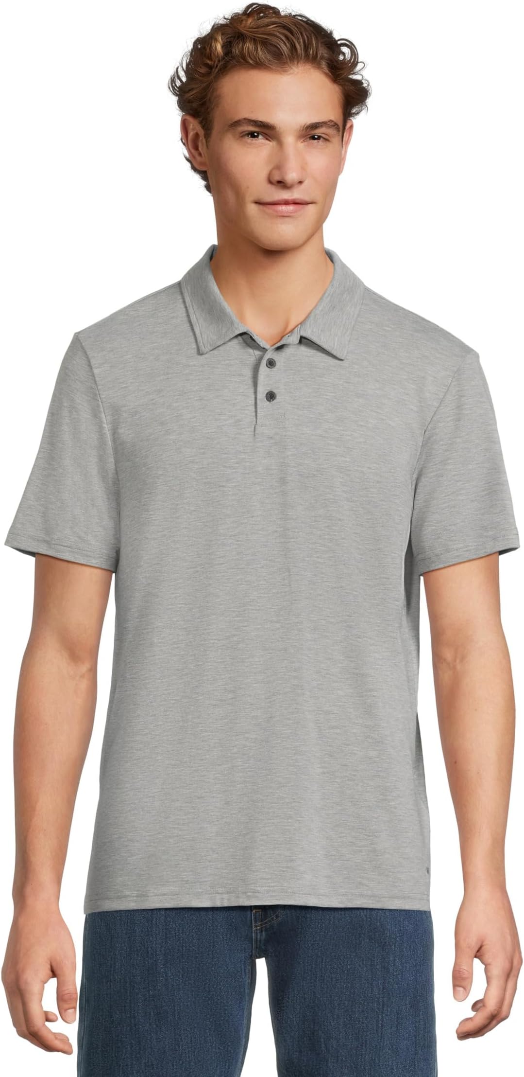 Футболка RVCA Balance Polo, цвет Heather Grey 
Футболка RVCA Balance Polo, цвет Heather Grey