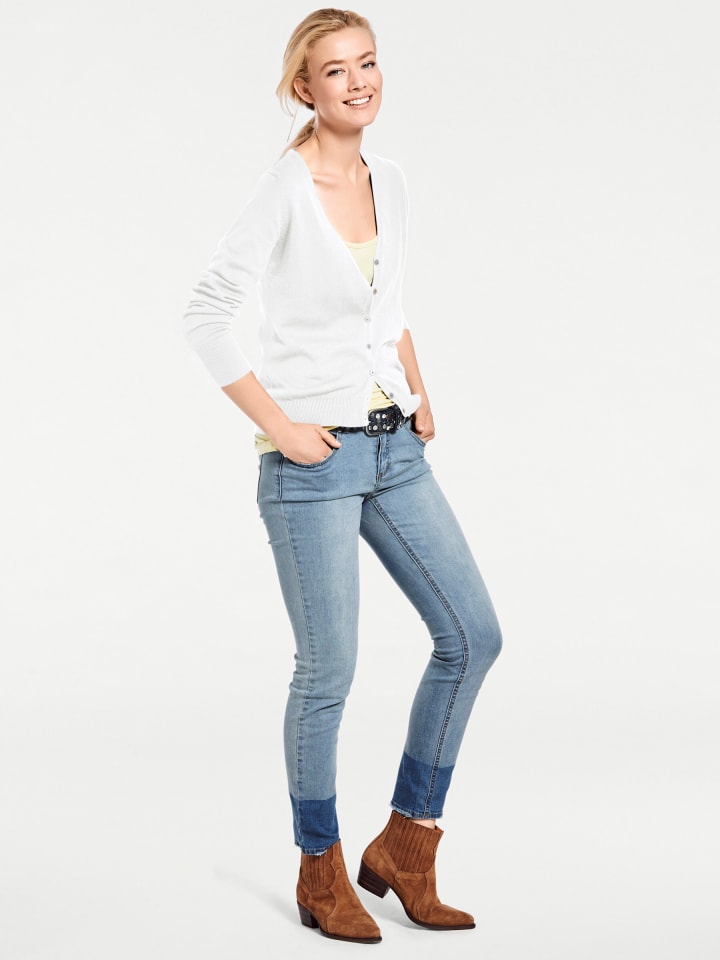 Кардиган тонкой вязки белого цвета Heine
Кардиган тонкой вязки белого цвета Heine