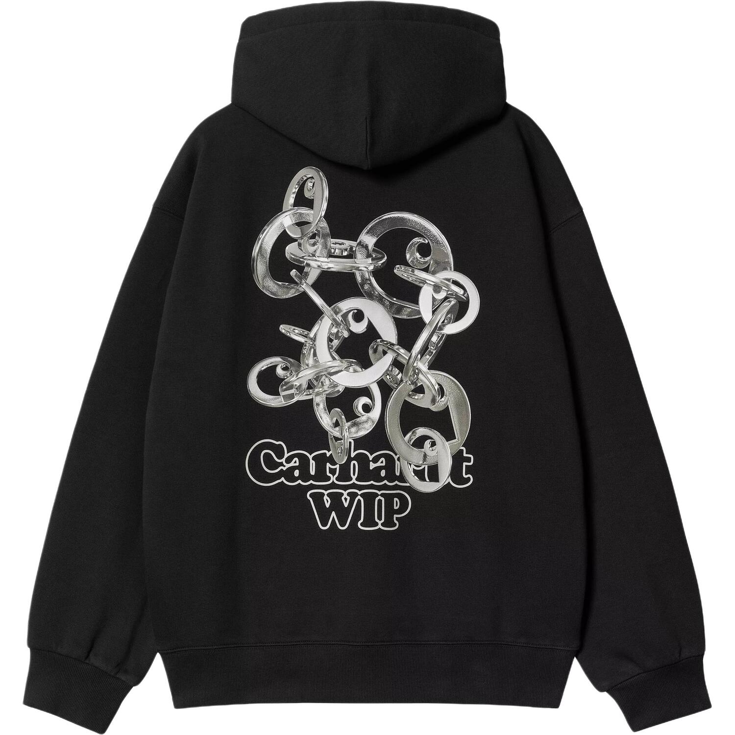 Толстовка с капюшоном Charm Link Carhartt WIP, черный
Толстовка с капюшоном Charm Link Carhartt WIP, черный
