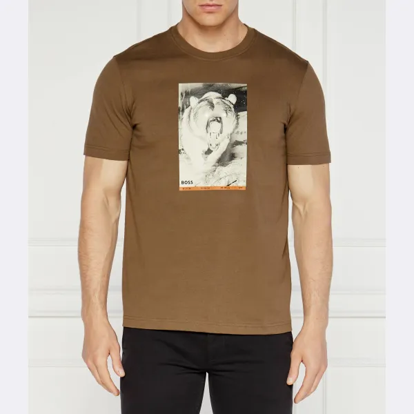 Футболка стандартного кроя Boss, коричневый
Футболка стандартного кроя Boss, коричневый