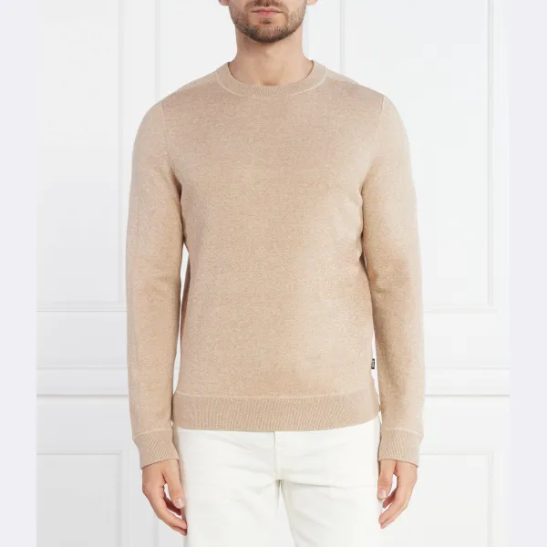 Свитер Honor стандартного кроя с добавлением шерсти Boss, бежевый
Свитер Honor стандартного кроя с добавлением шерсти Boss, бежевый