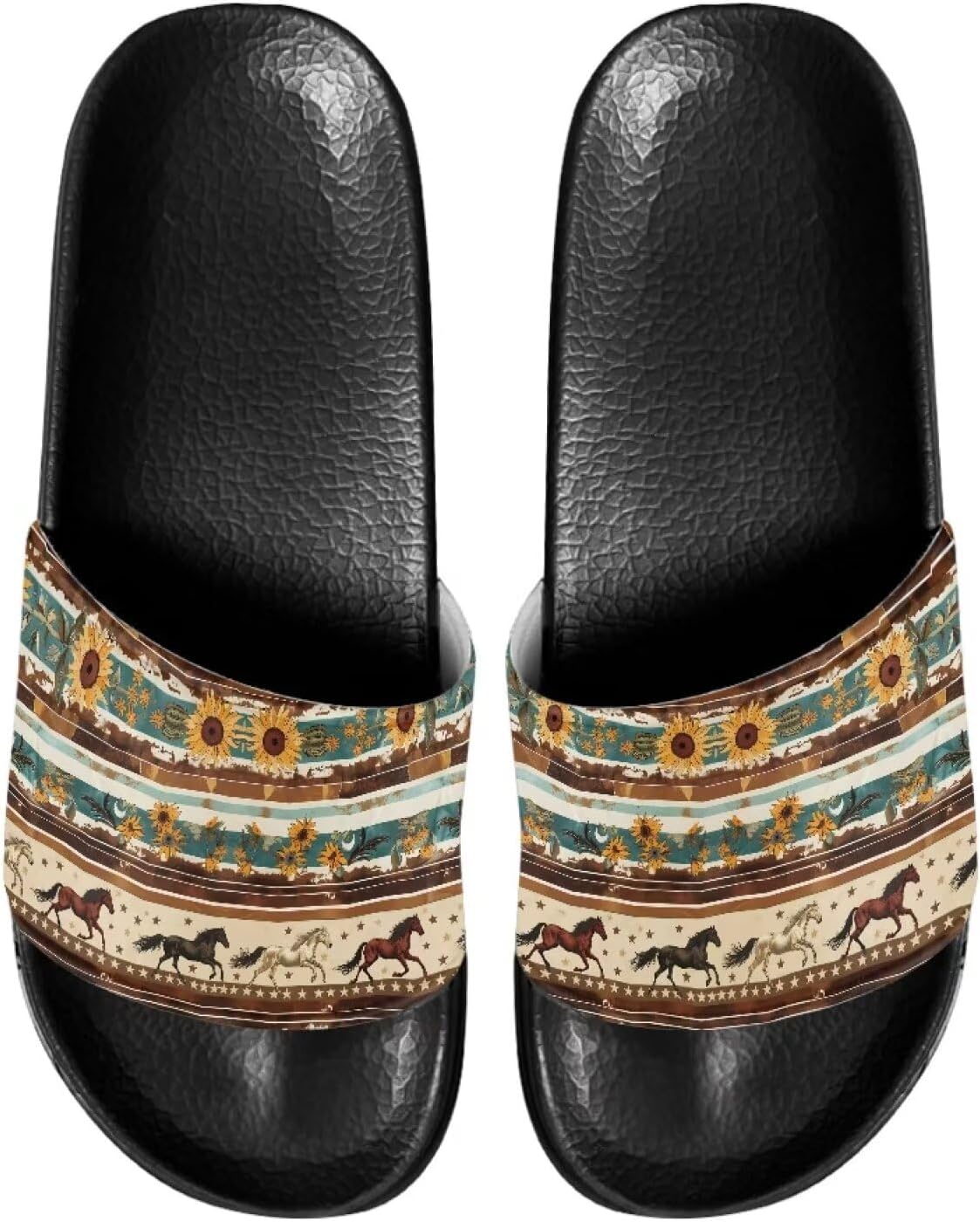 Женские шлепанцы JUDENTIDOS с плоской подошвой, удобные сандалии на лето, Navajo Aztec Sunflower Horse Native American
Женские шлепанцы JUDENTIDOS с плоской подошвой, удобные сандалии на лето, Navajo Aztec Sunflower Horse Native American