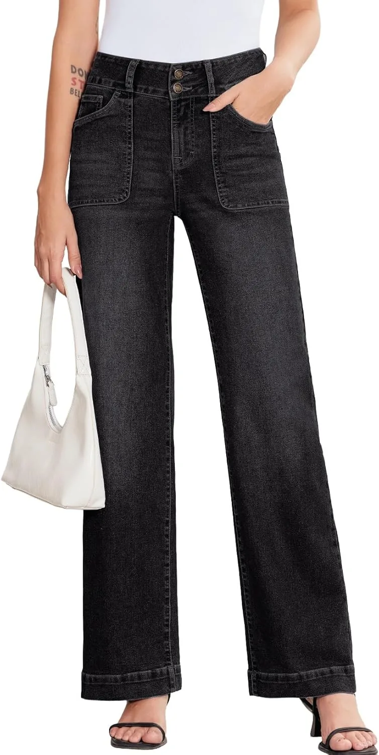 Sidefeel Женские джинсы Wide Leg с высокой посадкой и эффектом контроля живота
Sidefeel Женские джинсы Wide Leg с высокой посадкой и эффектом контроля живота