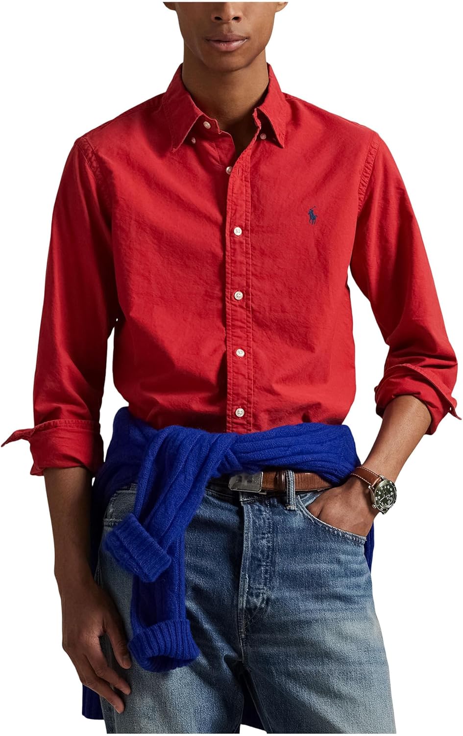 POLO RALPH LAUREN Мужская классическая рубашка Oxford с окраской в готовом виде, New Brick
POLO RALPH LAUREN Мужская классическая рубашка Oxford с окраской в готовом виде, New Brick