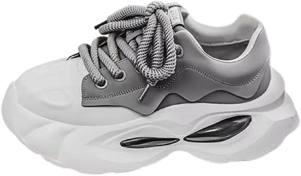 Мужские модные повседневные кроссовки с противоскользящей, износостойкой мягкой подошвой, цветными вставками и толстой подошвой Lexamen, серый
Мужские модные повседневные кроссовки с противоскользящей, износостойкой мягкой подошвой, цветными вставками и толстой подошвой Lexamen, серый