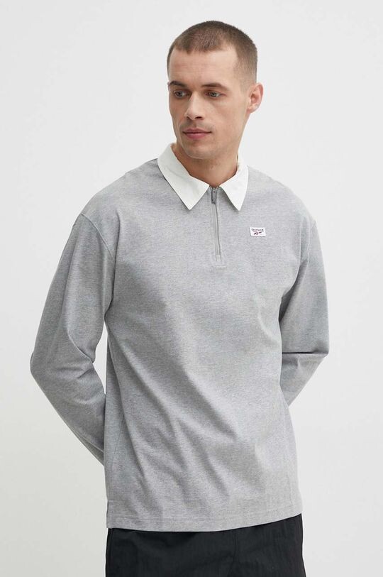 Хлопковая футболка с длинными рукавами Court Sport Reebok, серый
Хлопковая футболка с длинными рукавами Court Sport Reebok, серый