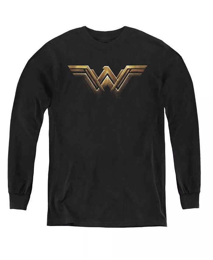Толстовка с длинными рукавами с логотипом Wonder Woman для мальчиков из фильма «Молодежь» Justice League, черный
Толстовка с длинными рукавами с логотипом Wonder Woman для мальчиков из фильма «Молодежь» Justice League, черный