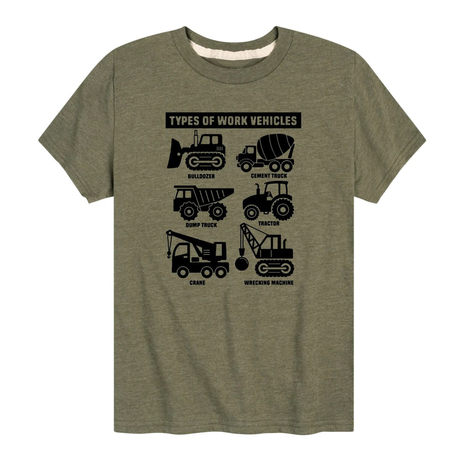 Футболка с рисунком «Тип рабочей техники» для мальчиков 8–20 лет Licensed Character, зеленый
Футболка с рисунком «Тип рабочей техники» для мальчиков 8–20 лет Licensed Character, зеленый