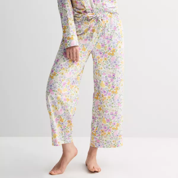 Женские тканые пижамные штаны Sonoma Goods For Life, цвет white floral
Женские тканые пижамные штаны Sonoma Goods For Life, цвет white floral