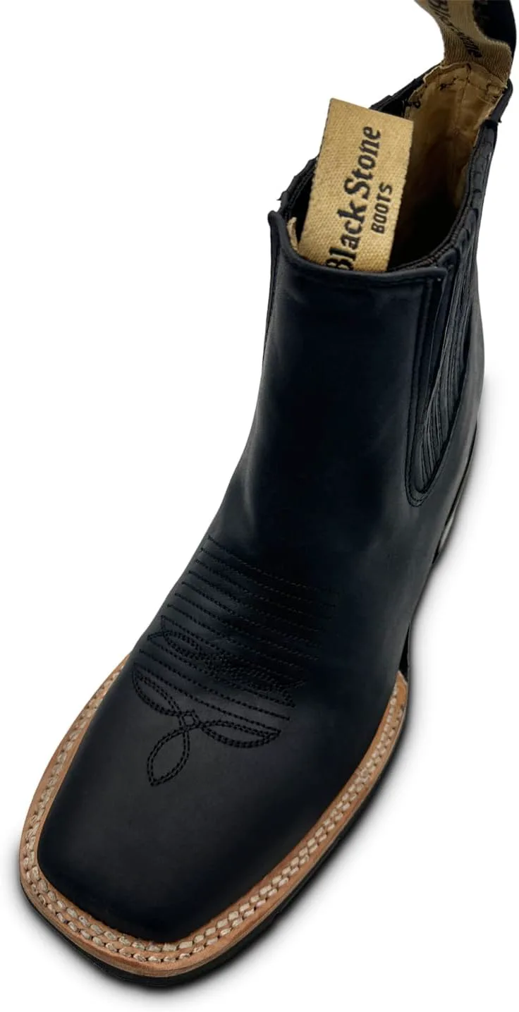 Мужские кожаные короткие ботинки Western Shops с квадратным носком и резиновой подошвой The Western Shops, черный
Мужские кожаные короткие ботинки Western Shops с квадратным носком и резиновой подошвой The Western Shops, черный