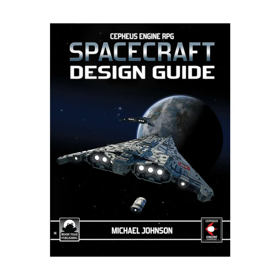 Spacecraft Design Guide, Role Playing Games (Moon Toad Publishing), мягкая обложка
Spacecraft Design Guide, Role Playing Games (Moon Toad Publishing), мягкая обложка