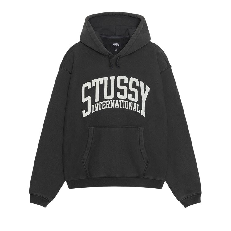 Худи Stussy Relaxed International Hoodie, черный 
Худи Stussy Relaxed International Hoodie, черный