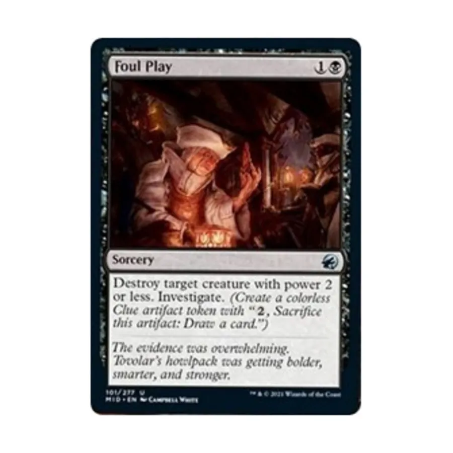 CCG Грязная игра (U), MTG - Innistrad - Midnight Hunt
CCG Грязная игра (U), MTG - Innistrad - Midnight Hunt