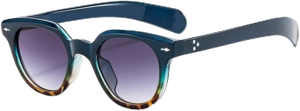 Женские круглые солнцезащитные очки в стиле ретро, овальные женские очки с заклепками, мужские солнцезащитные очки в стиле панк с защитой от УФ-излучения UV400 HDUBFY, Blue
Женские круглые солнцезащитные очки в стиле ретро, овальные женские очки с заклепками, мужские солнцезащитные очки в стиле панк с защитой от УФ-излучения UV400 HDUBFY, Blue