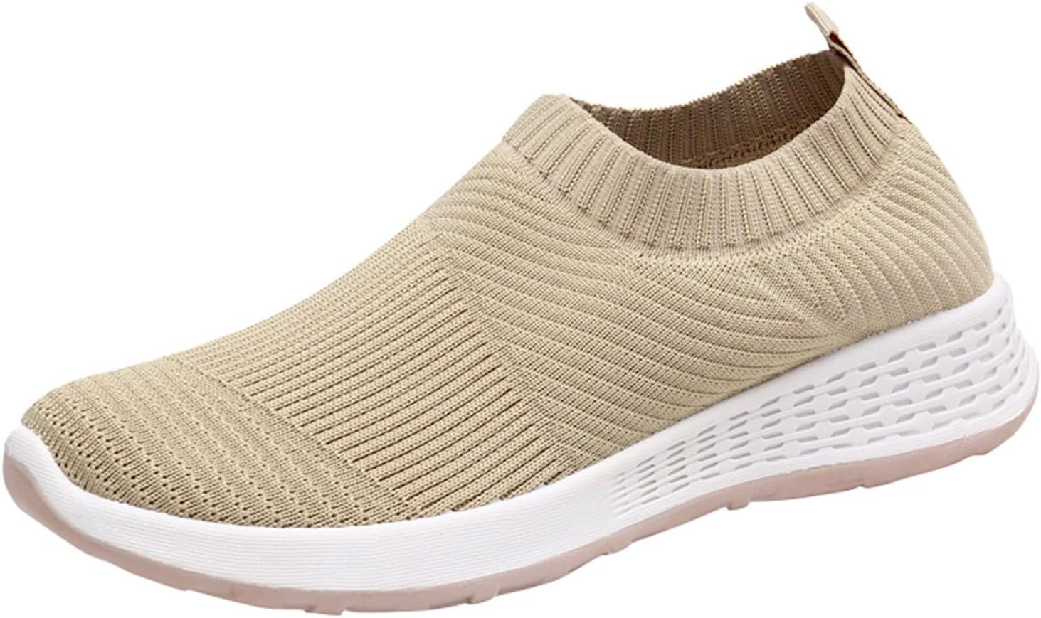 Кроссовки для ходьбы для мужчин и женщин с сеткой, дышащие, как носки, легкие с мягкой подошвой, противоскользящие, вязаные теннисные, для спортзала, удобные для бега и тренировок, модные спортивные обувь Generic, бежевый
Кроссовки для ходьбы для мужчин и женщин с сеткой, дышащие, как носки, легкие с мягкой подошвой, противоскользящие, вязаные теннисные, для спортзала, удобные для бега и тренировок, модные спортивные обувь Generic, бежевый