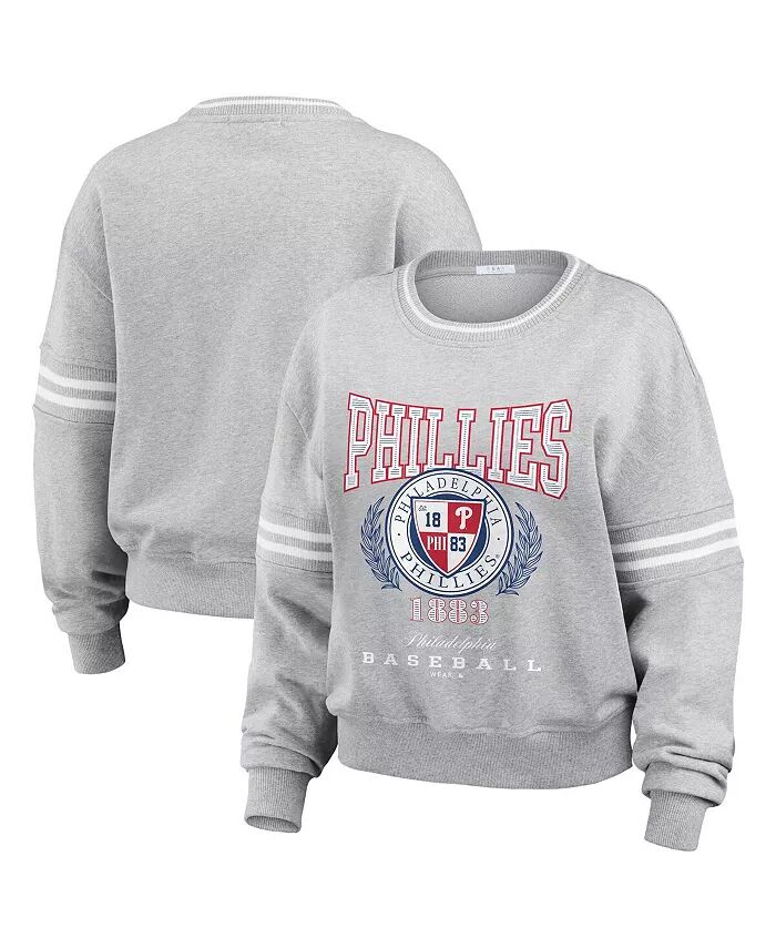 Женская толстовка-пуловер Philadelphia Phillies Domestic Crest цвета «меланж» WEAR by Erin Andrews
Женская толстовка-пуловер Philadelphia Phillies Domestic Crest цвета «меланж» WEAR by Erin Andrews