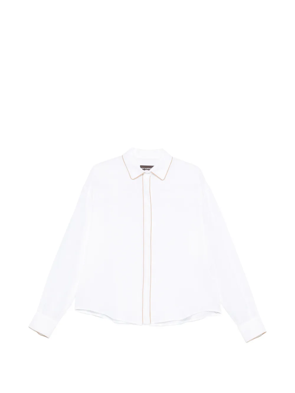 Рубашка с контрастной отделкой Mvp Wardrobe, белый
Рубашка с контрастной отделкой Mvp Wardrobe, белый