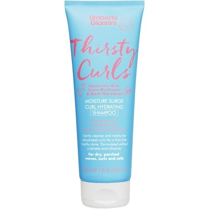 Umberto Giannini Thirsty Curls Curl Увлажняющий шампунь для сухих и обезвоженных локонов 250мл
Umberto Giannini Thirsty Curls Curl Увлажняющий шампунь для сухих и обезвоженных локонов 250мл