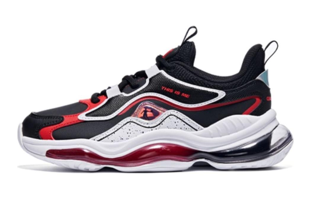 QIAODAN Низкие детские кроссовки с амортизаторами и противоскользящими свойствами, цвет черный, красный, для подростков
QIAODAN Низкие детские кроссовки с амортизаторами и противоскользящими свойствами, цвет черный, красный, для подростков