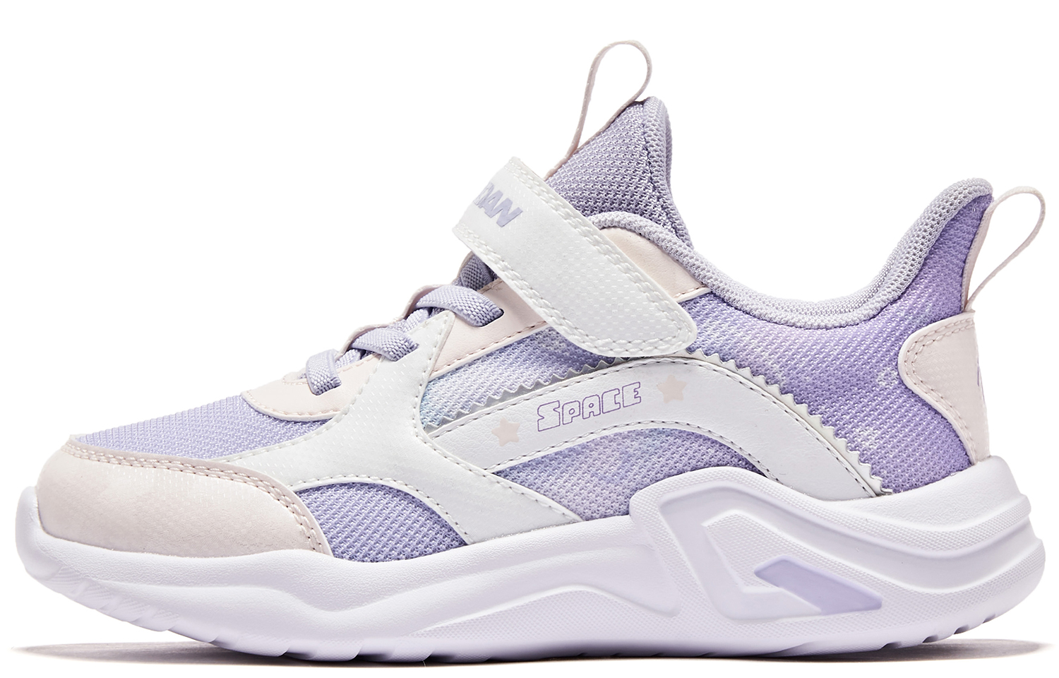 QIAODAN Противоскользящие детские кроссовки для повседневной носки, фиолетовые, белые, для детей 3–7 лет
QIAODAN Противоскользящие детские кроссовки для повседневной носки, фиолетовые, белые, для детей 3–7 лет