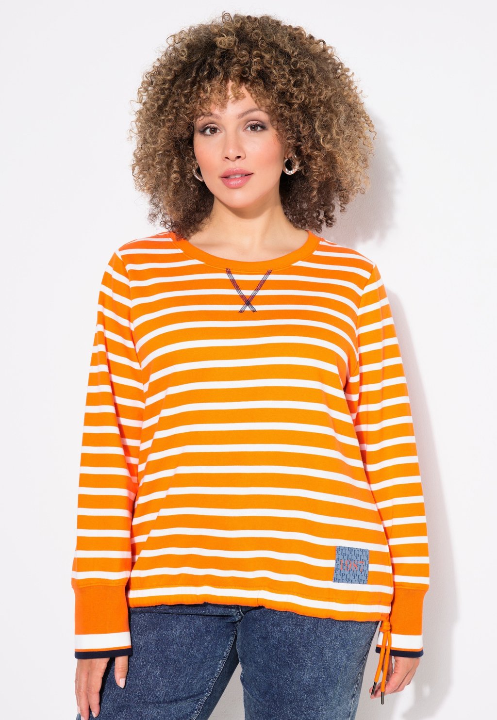 Толстовка Ulla Popken, оранжевый
Толстовка Ulla Popken, оранжевый