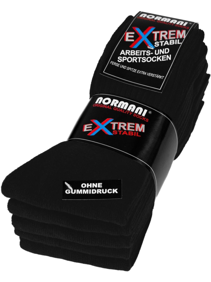 Normani 10 пар чрезвычайно прочных рабочих и спортивных носков черного цвета
Normani 10 пар чрезвычайно прочных рабочих и спортивных носков черного цвета