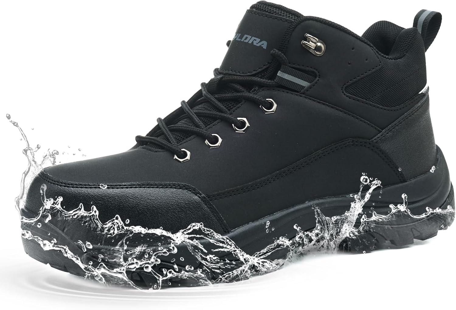 Водонепроницаемые ботинки с стальным носком для мужчин, широкая посадка, противоскользящие, с защитным носком, несокрушимые строительные кроссовки с композитным носком, обувь, защищающая от проколов Xyldra, черный
Водонепроницаемые ботинки с стальным носком для мужчин, широкая посадка, противоскользящие, с защитным носком, несокрушимые строительные кроссовки с композитным носком, обувь, защищающая от проколов Xyldra, черный