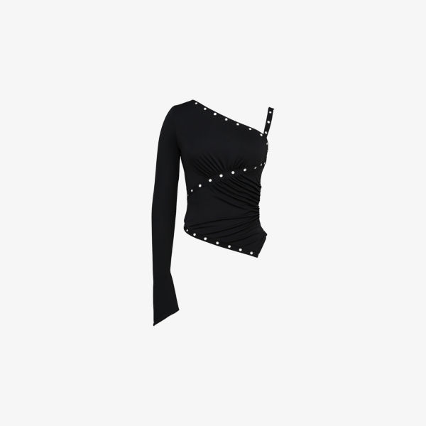 Топ Mistress Rocks с одним рукавом, черный
Топ Mistress Rocks с одним рукавом, черный