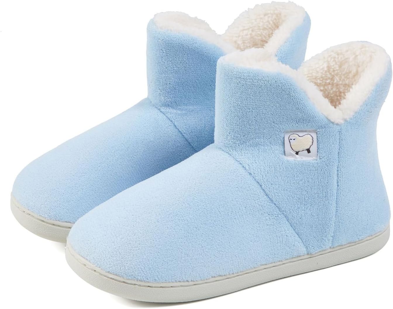 Женские угги-тапочки, пушистые теплые тапочки с памятью формы, мягкие комфортные ботинки с противоскользящей подошвой, тапочки с флисовой подкладкой, пушистые домашние туфли, обувь для прогулок внутри и снаружи дома Rianclud, светло-голубой
Женские угги-тапочки, пушистые теплые тапочки с памятью формы, мягкие комфортные ботинки с противоскользящей подошвой, тапочки с флисовой подкладкой, пушистые домашние туфли, обувь для прогулок внутри и снаружи дома Rianclud, светло-голубой