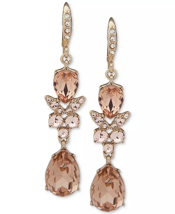 Двойные серьги с кристаллами Givenchy, gold
Двойные серьги с кристаллами Givenchy, gold