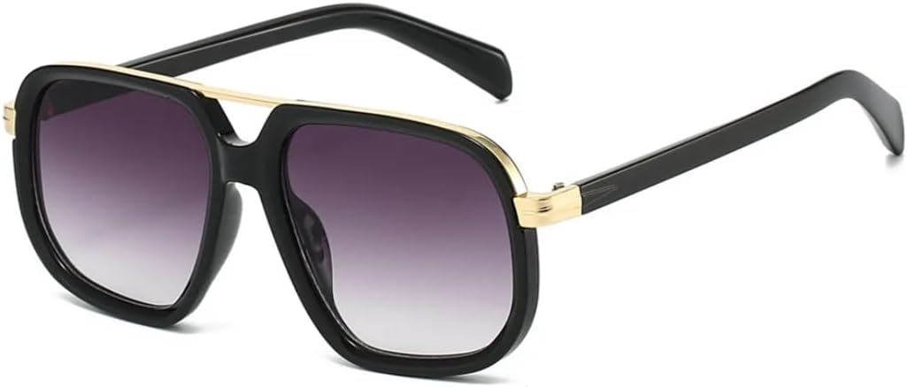 Модные солнцезащитные очки с двойной перемычкой для женщин, ретро-градиентные очки с защитой от УФ-излучения UV400 для мужчин, для активного отдыха на природе VFDHN, Black Gray
Модные солнцезащитные очки с двойной перемычкой для женщин, ретро-градиентные очки с защитой от УФ-излучения UV400 для мужчин, для активного отдыха на природе VFDHN, Black Gray