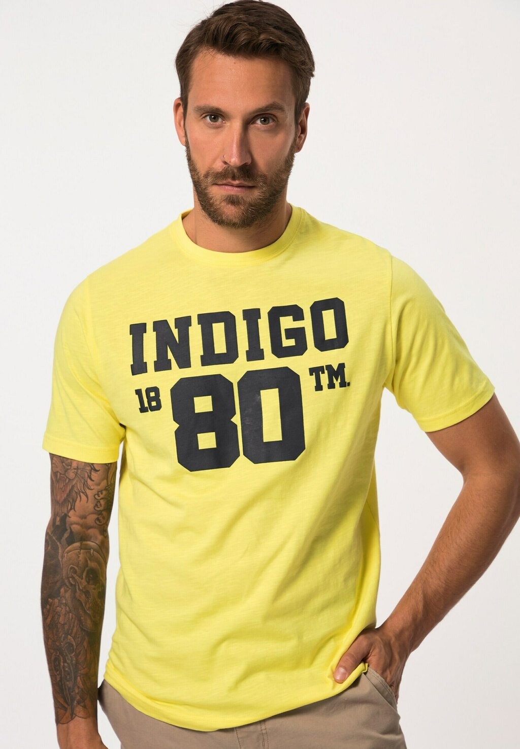 Футболка с принтом JP1880, желтый 
Футболка с принтом JP1880, желтый