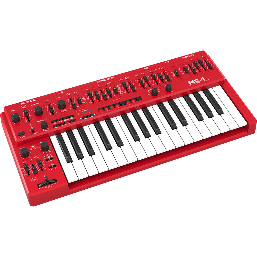 Синтезатор Behringer MS-1 MK II-RD Analog Synthesizer MS-1 MK II-RD
Синтезатор Behringer MS-1 MK II-RD Analog Synthesizer MS-1 MK II-RD