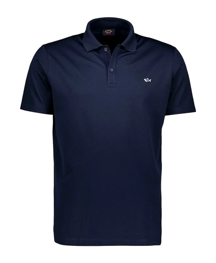 Хлопковая рубашка-поло Piquã с эмблемой акулы Paul & Shark, синий
Хлопковая рубашка-поло Piquã с эмблемой акулы Paul & Shark, синий